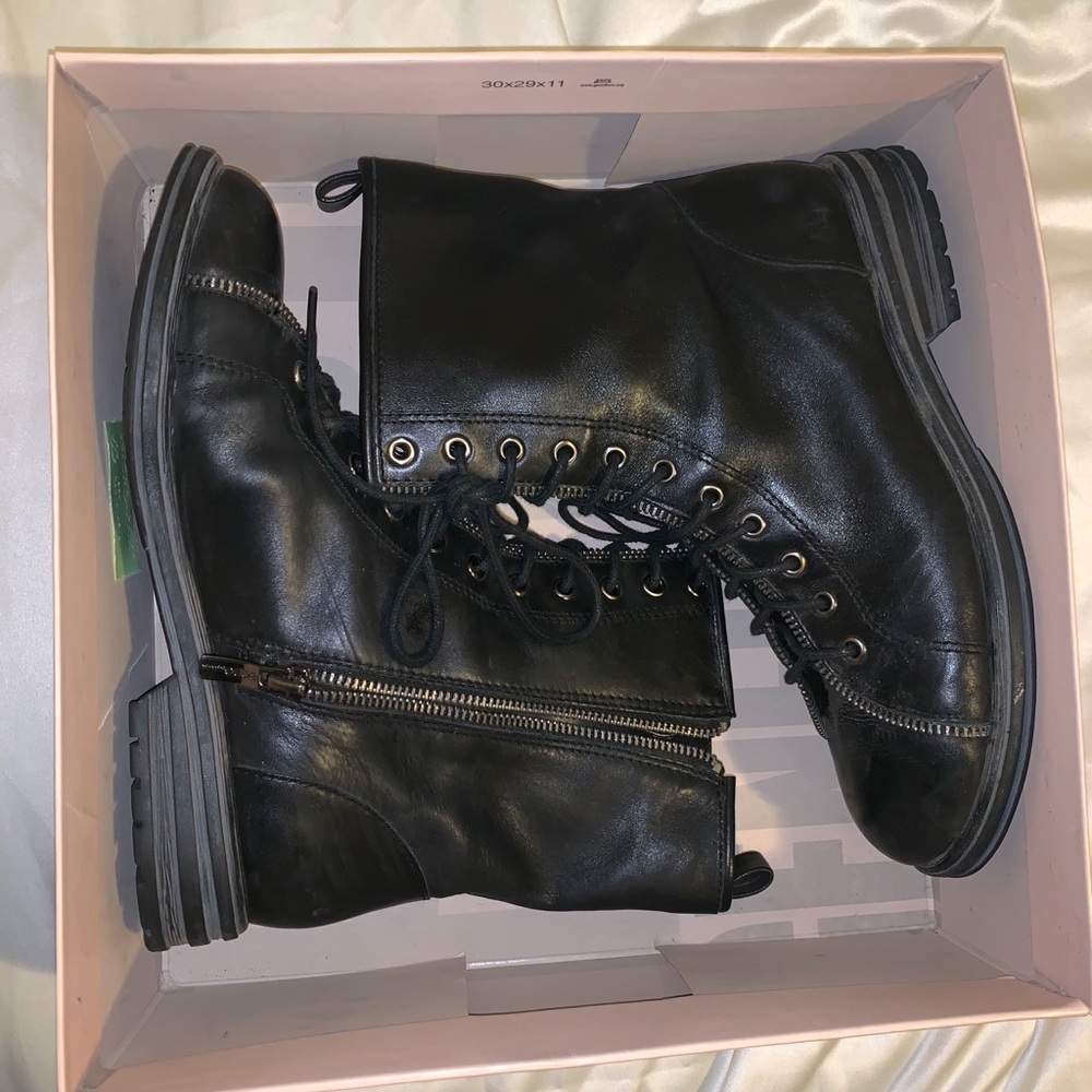 BCBGeneration leather combat boots from Nordstrom